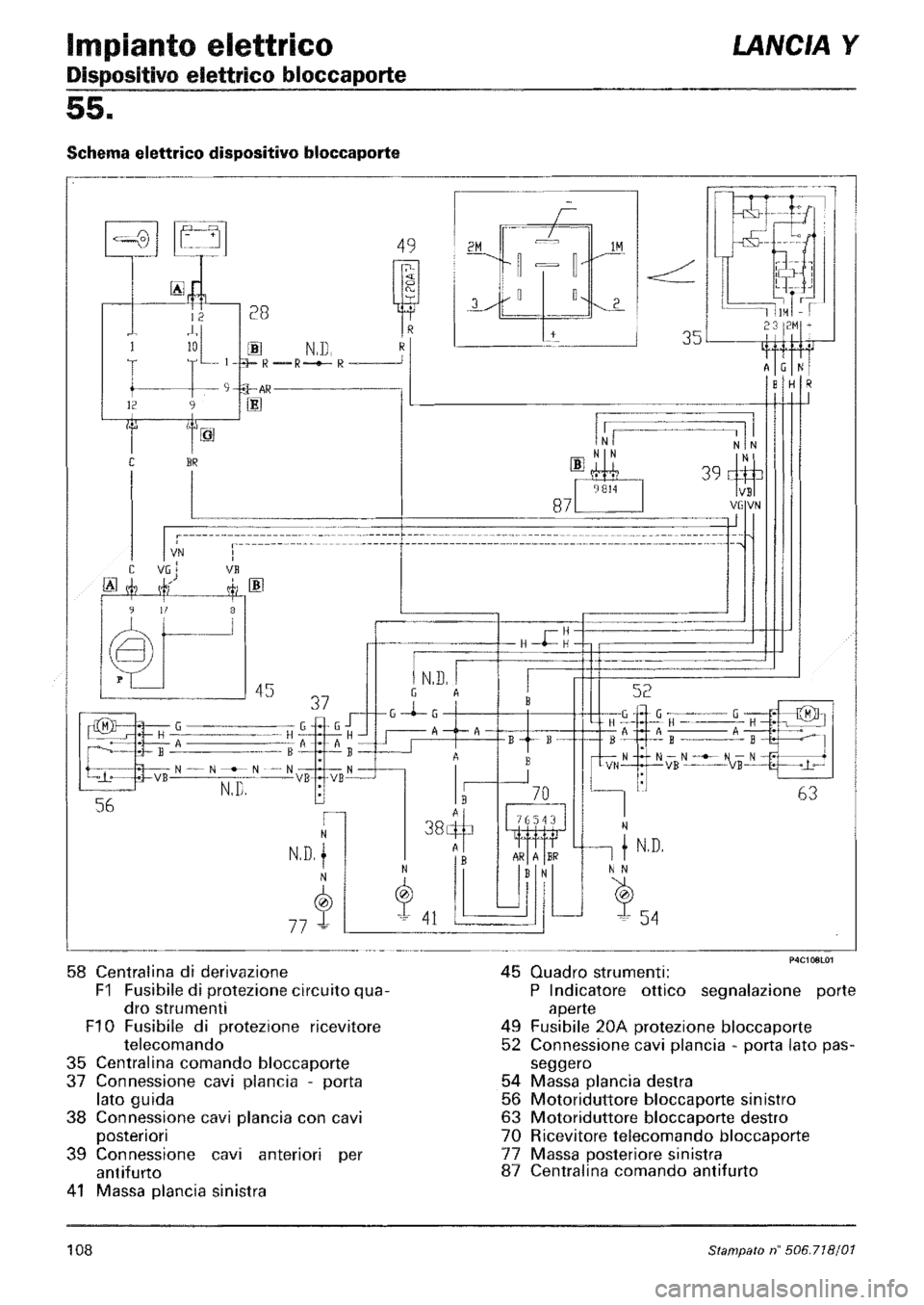 LANCIA Y 1997  Service Repair Manual 
