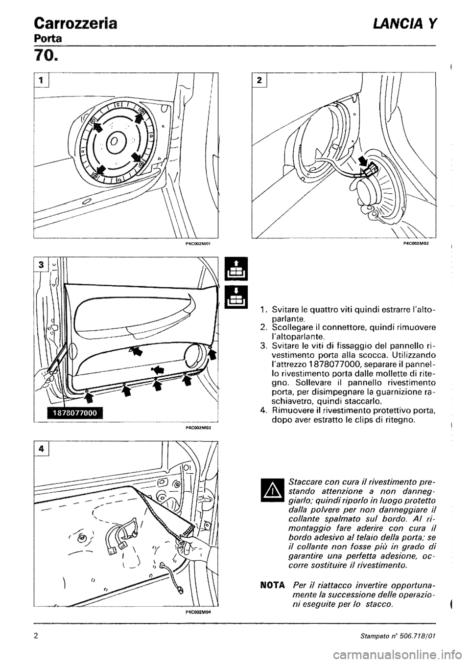 LANCIA Y 1997  Service Repair Manual 