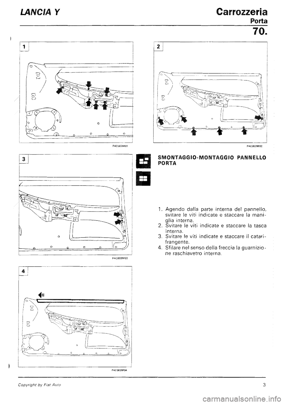 LANCIA Y 1997  Service Repair Manual 