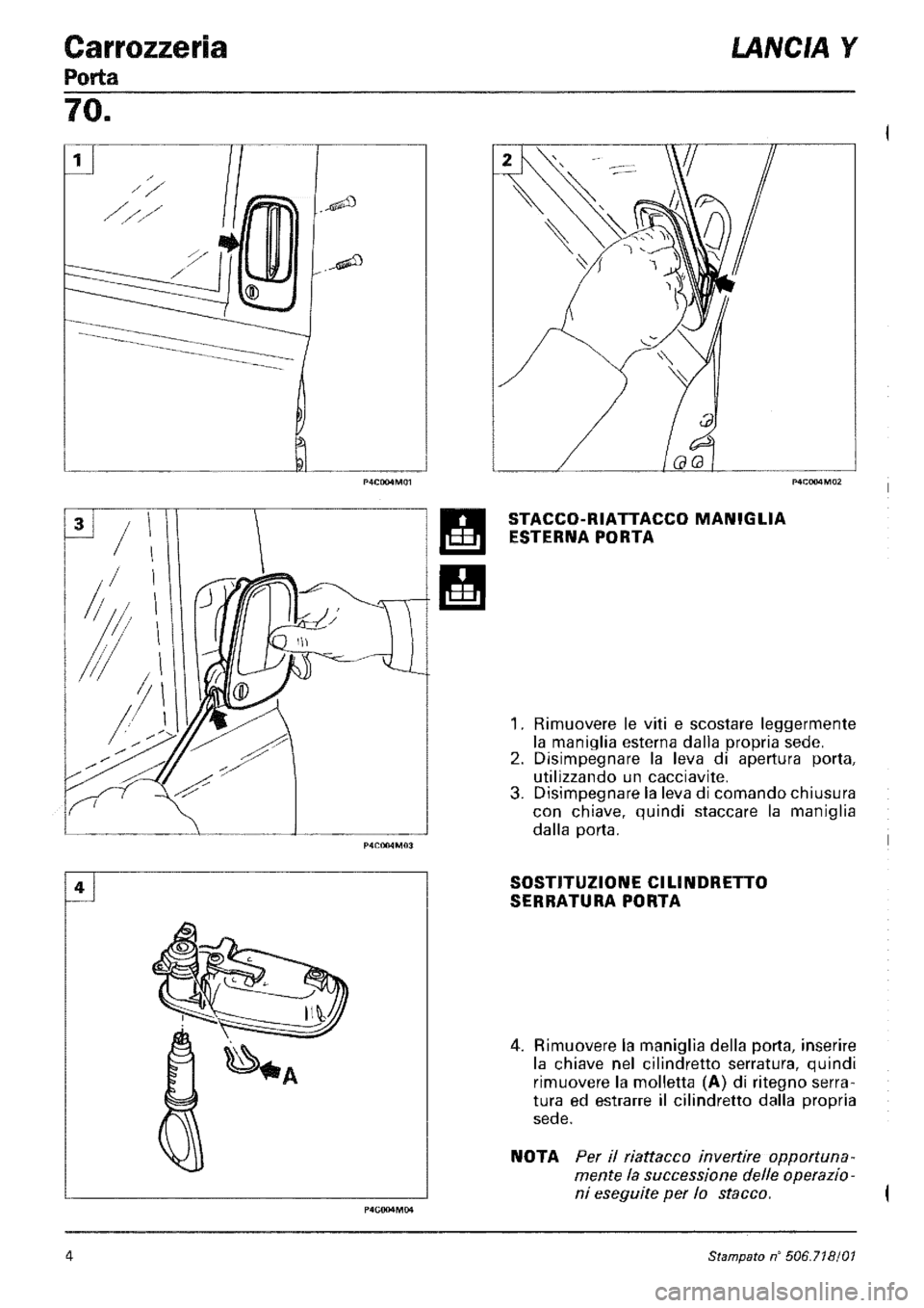 LANCIA Y 1997  Service Repair Manual 