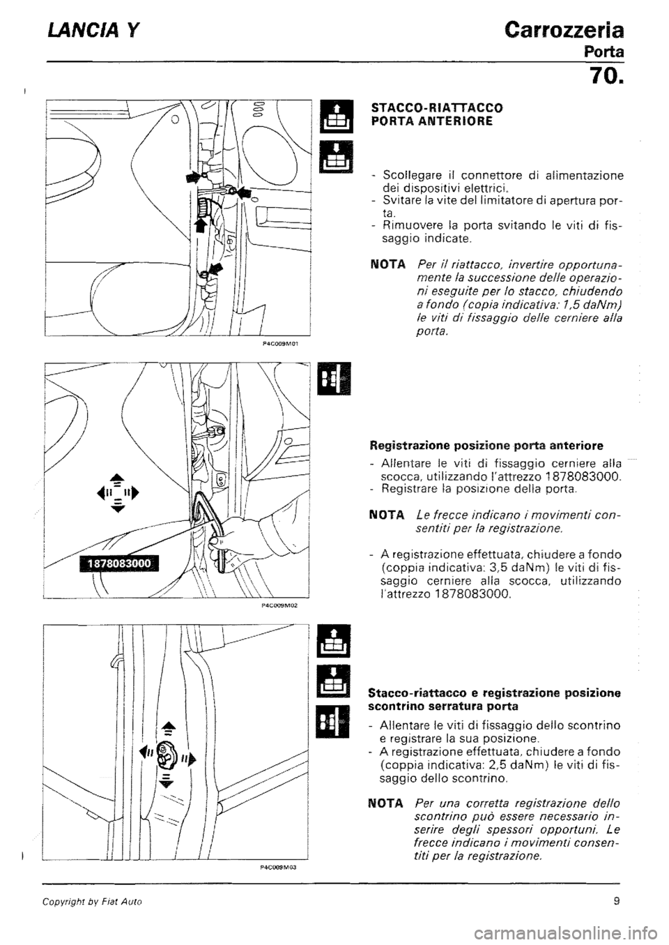 LANCIA Y 1997  Service Repair Manual 
