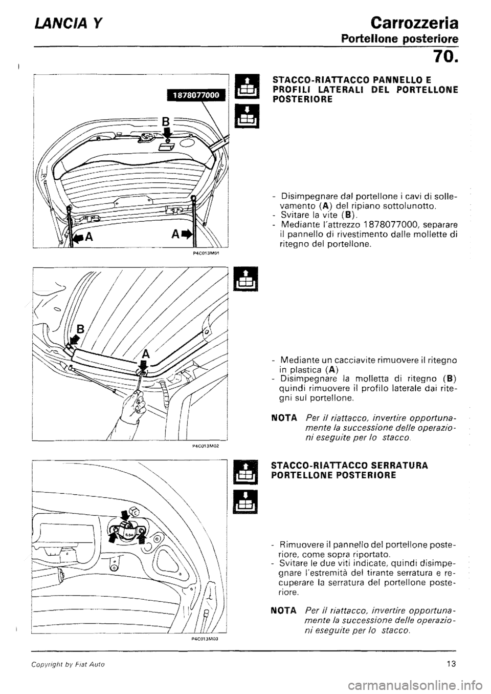 LANCIA Y 1997  Service Repair Manual 