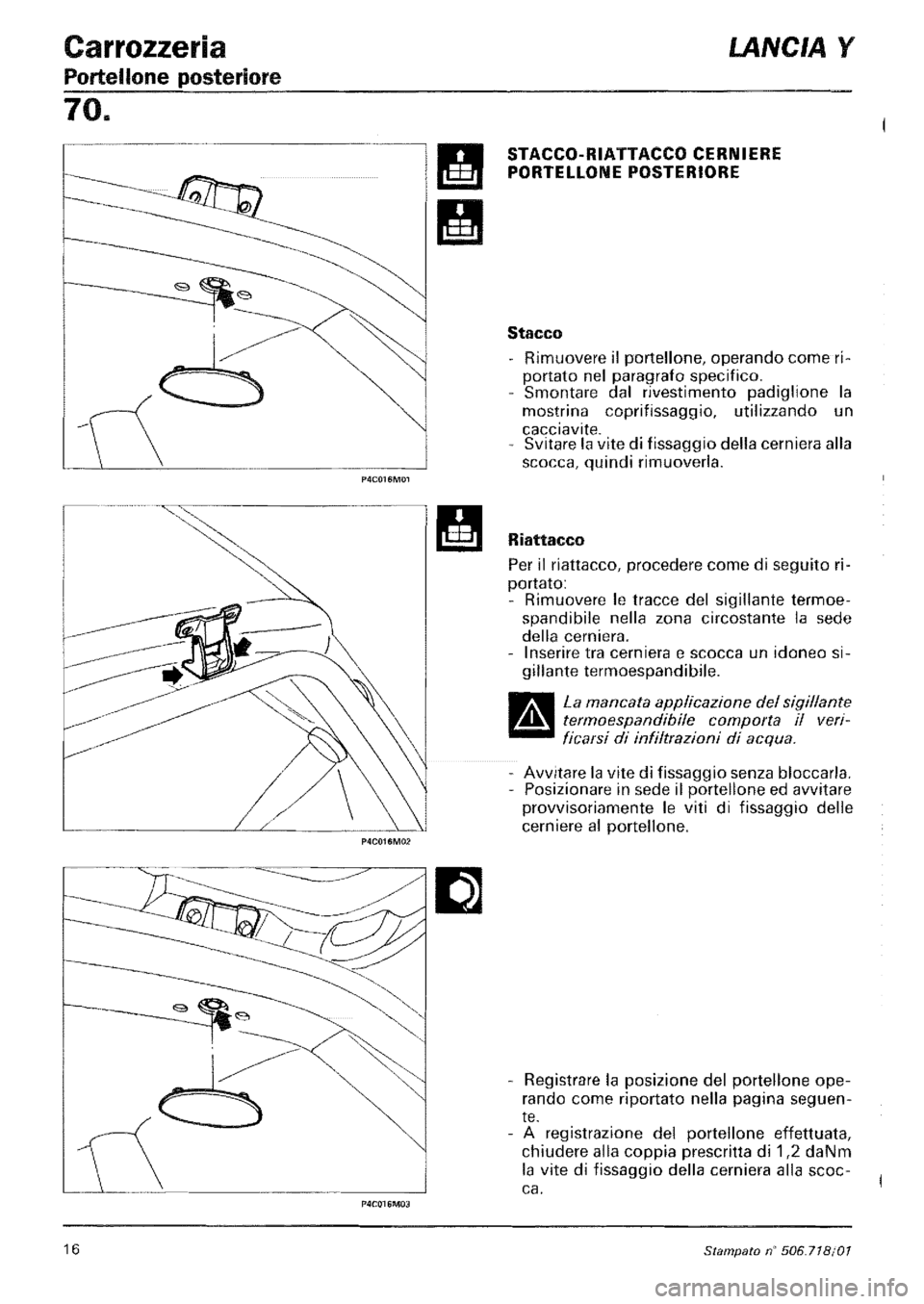LANCIA Y 1997  Service Repair Manual 