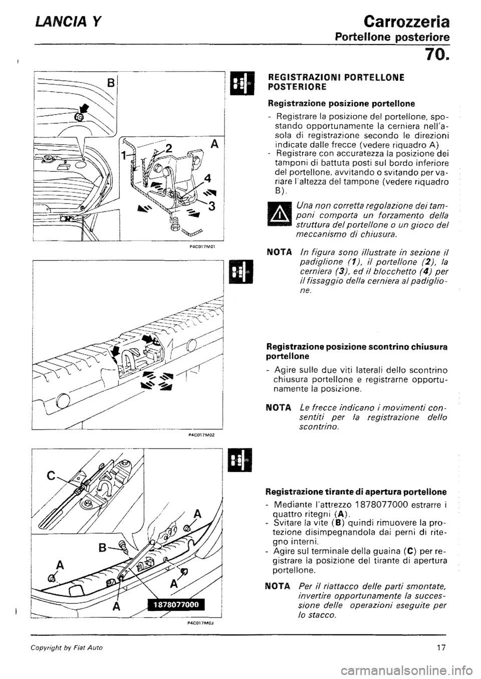 LANCIA Y 1997  Service Repair Manual 