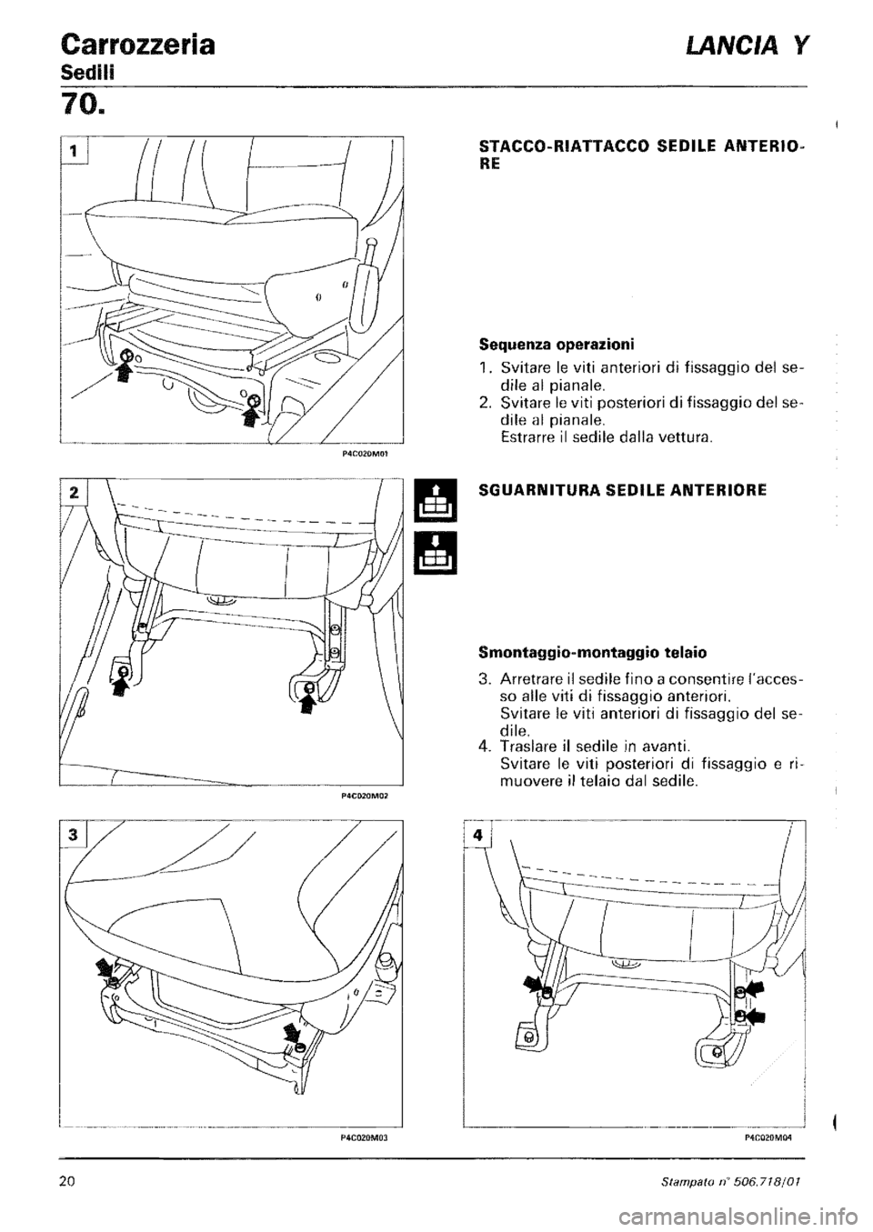 LANCIA Y 1997  Service Repair Manual 