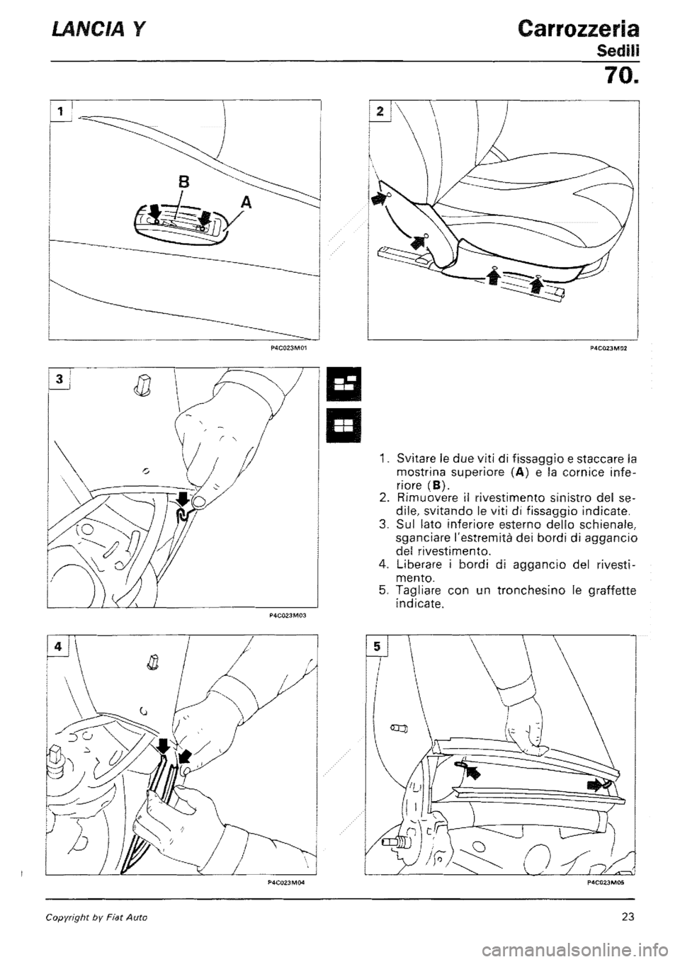LANCIA Y 1997  Service Repair Manual 