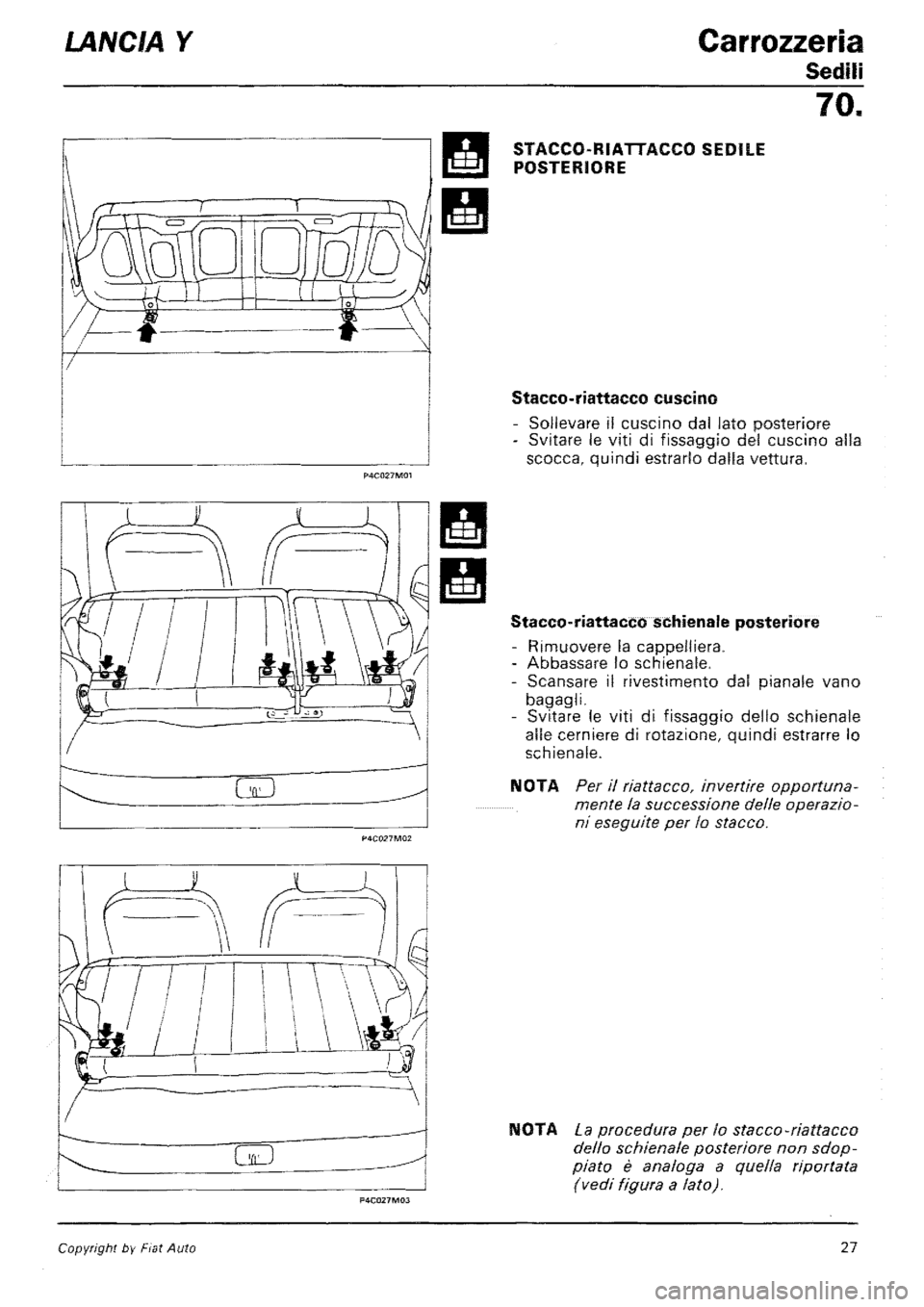 LANCIA Y 1997  Service Repair Manual 