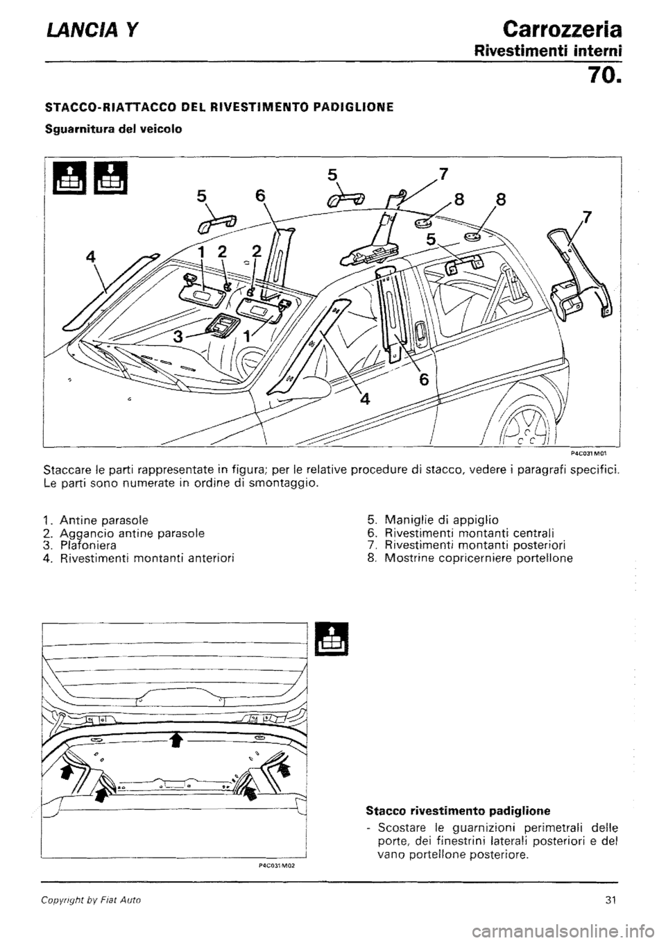 LANCIA Y 1997  Service Repair Manual 