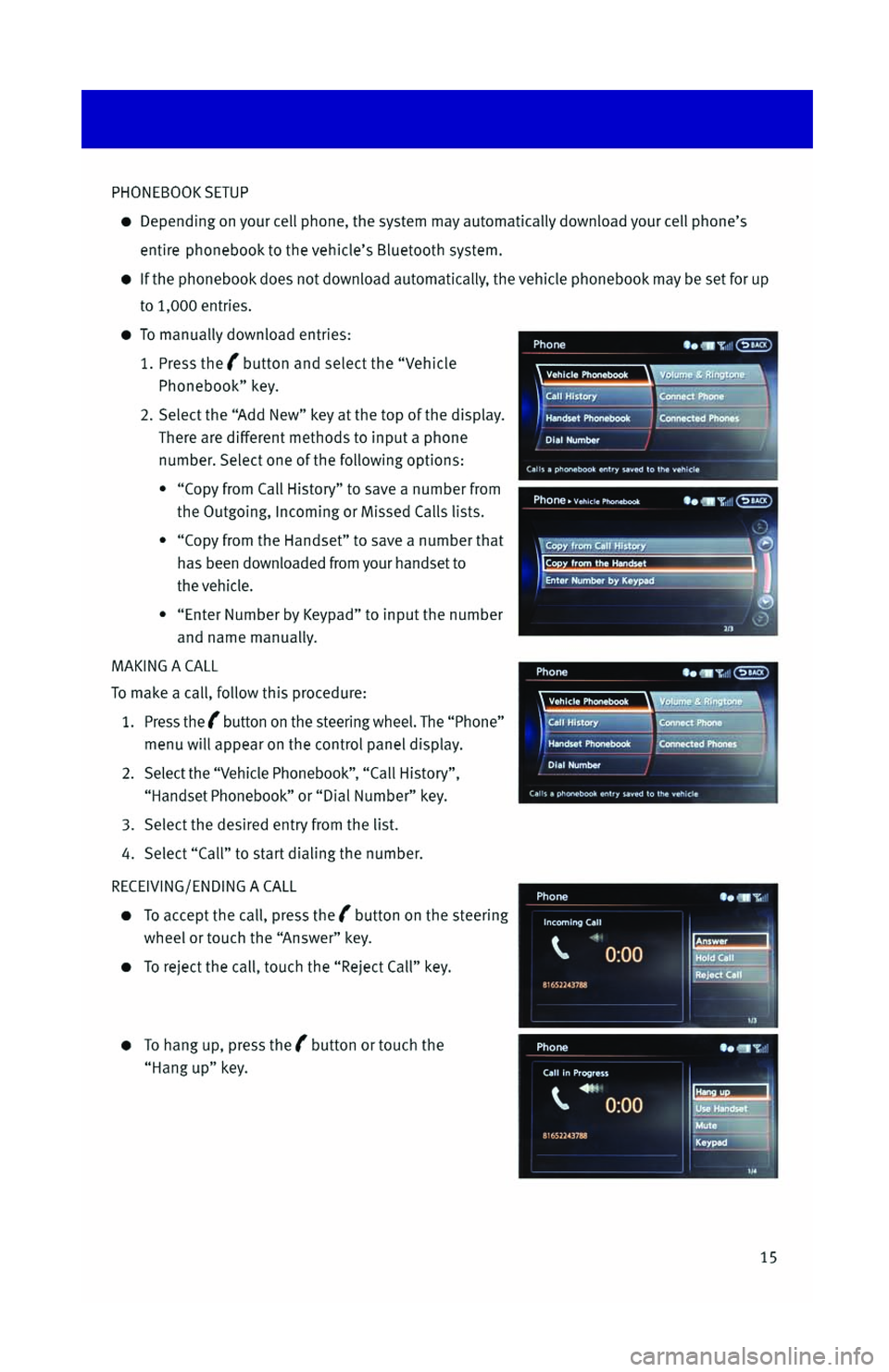 INFINITI G SEDAN 2013  Quick Reference Guide 