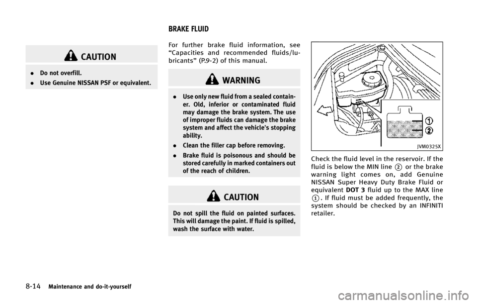 INFINITI Q50 2015  Owners Manual �����.�B�J�O�U�F�O�B�O�D�F �B�O�E �E�P��J�U��Z�P�V�S�T�F�M�G
�$�"�6�5�*�0�/
.�%�P �O�P�U �P�W�F�S�G�J�M�M�
. �6�T�F �(�F�O�V�J�O�F �/�*�4�4�"�/ �1�4� �P�S �F�R�V�J�W�B�M�F�O�U�
��P�S �G�V�S�