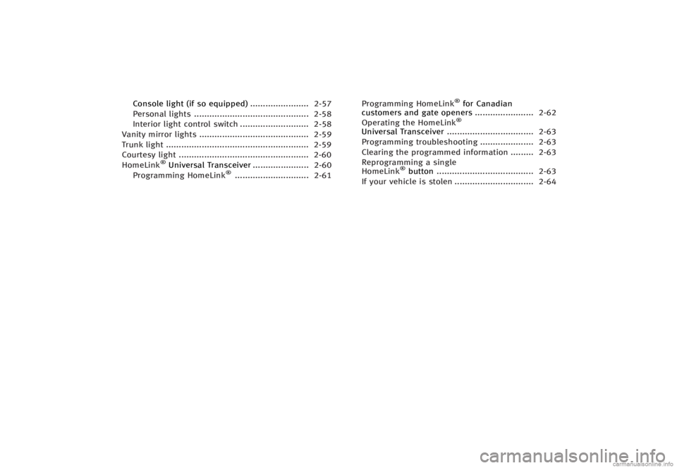 INFINITI Q50 HYBRID 2016  Owners Manual 