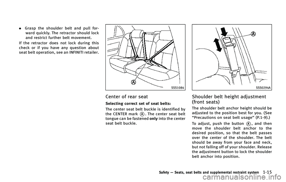 INFINITI Q70 HYBRID 2015  Owners Manual .�(�S�B�T�Q �U�I�F �T�I�P�V�M�E�F�S �C�F�M�U �B�O�E �Q�V�M�M �G�P�S�
�X�B�S�E �R�V�J�D�L�M�Z� �5�I�F �S�F�U�S�B�D�U�P�S �T�I�P�V�M�E �M�P�D�L
�B�O�E �S�F�T�U�S�J�D�U �G�V�S�U�I�F�S �C�F�M�U �N�P�W�F
