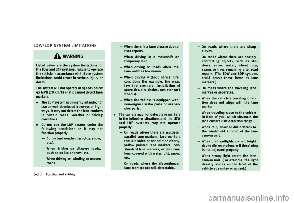 INFINITI Q70 HYBRID 2016  Owners Manual �������
�> �(�G�L�W� ����� �� �� �0�R�G�H�O� �+�<���� ��+�(�9� �@
�����4�U�B�S�U�J�O�H �B�O�E �E�S�J�W�J�O�H
�-�%�8��-�%�1 �4�:�4�5�&�. �-�*�.�*�5�"�5�*�0�/�4GUID-3D7CC184