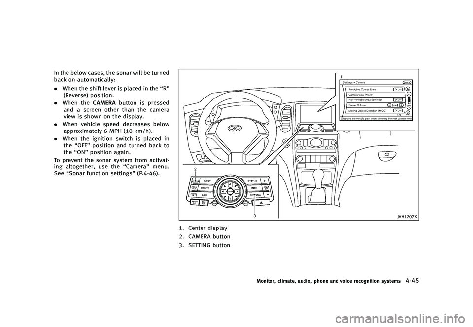 INFINITI QX50 2016  Owners Manual �������
�> �(�G�L�W� ����� �� �� �0�R�G�H�O� �-���� �@
�*�O �U�I�F �C�F�M�P�X �D�B�T�F�T�
 �U�I�F �T�P�O�B�S �X�J�M�M �C�F �U�V�S�O�F�E
�C�B�D�L �P�O �B�V�U�P�N�B�U�J�D�B�M�M�Z�