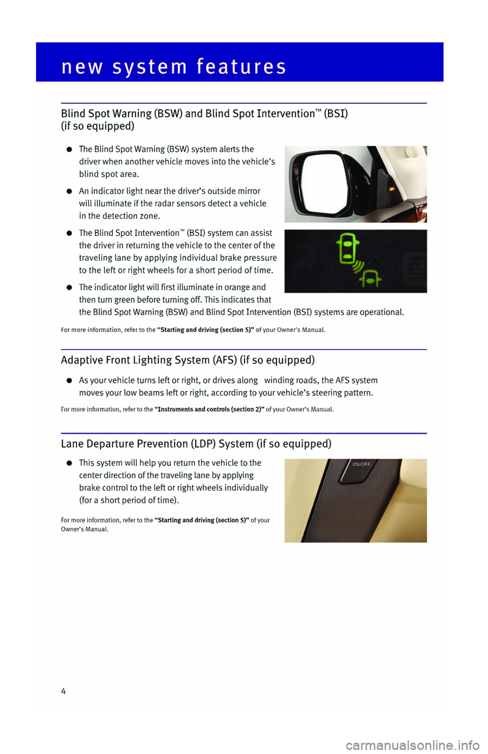 INFINITI QX56 2013  Quick Reference Guide 