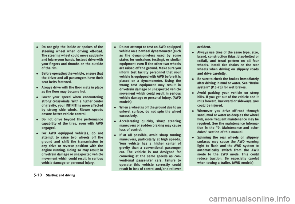INFINITI QX70 2017  Owners Manual �������
�> �(�G�L�W� ����� �� �� �0�R�G�H�O� �����0�< �,�1�)�,�1�,�7�, �4�;����6��� �2�0���(���6���8� �@
�����4�U�B�S�U�J�O�H �B�O�E �E�S�J�W�J�O�H
.�%�P �O�P�U 
