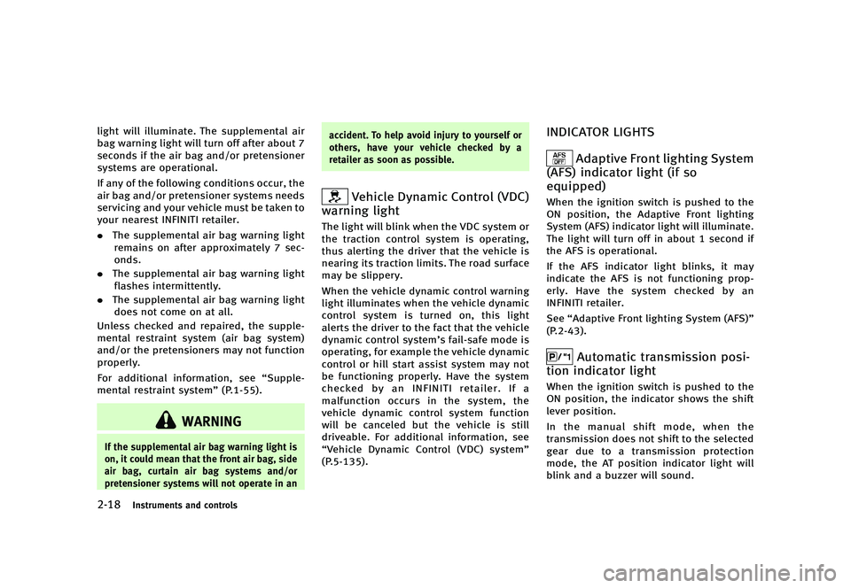 INFINITI QX80 2016  Owners Manual �������
�> �(�G�L�W� ����� �� � �0�R�G�H�O� �=���� �@
�����*�O�T�U�S�V�N�F�O�U�T �B�O�E �D�P�O�U�S�P�M�T
�M�J�H�I�U �X�J�M�M �J�M�M�V�N�J�O�B�U�F� �5�I�F �T�V�Q�Q�M�F�N�F�O�U