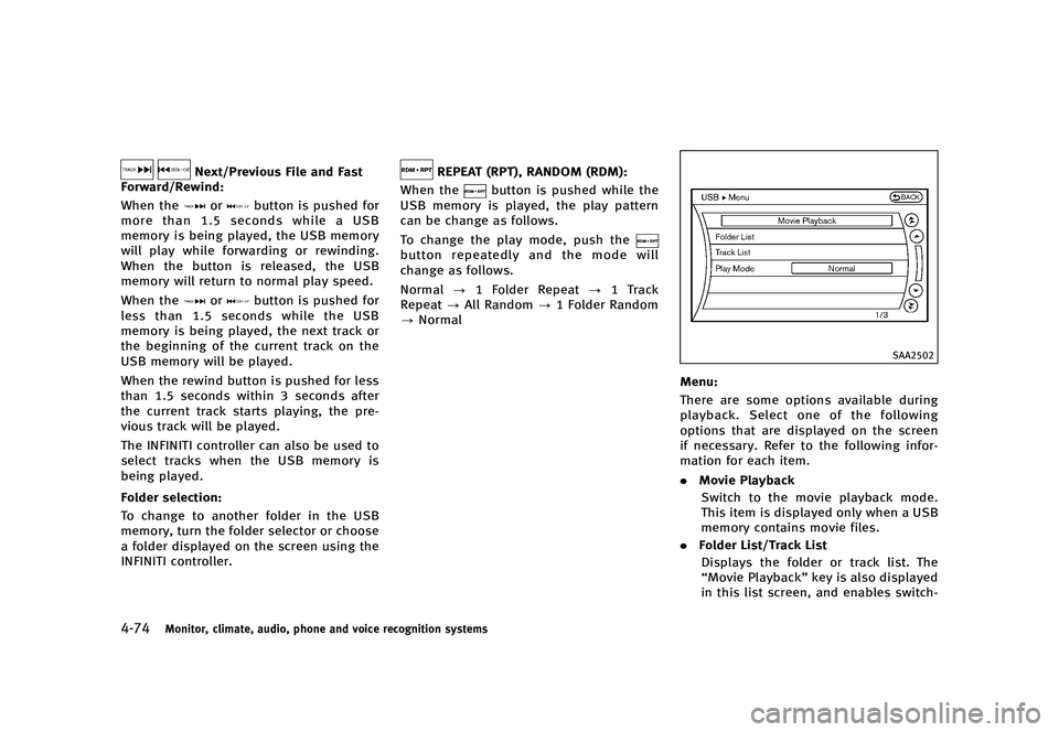 INFINITI QX80 2016  Owners Manual �������
�> �(�G�L�W� ����� �� � �0�R�G�H�O� �=���� �@
�����.�P�O�J�U�P�S�
 �D�M�J�N�B�U�F�
 �B�V�E�J�P�
 �Q�I�P�O�F �B�O�E �W�P�J�D�F �S�F�D�P�H�O�J�U�J�P�O �T�Z�T�U�F�N�T
�/�