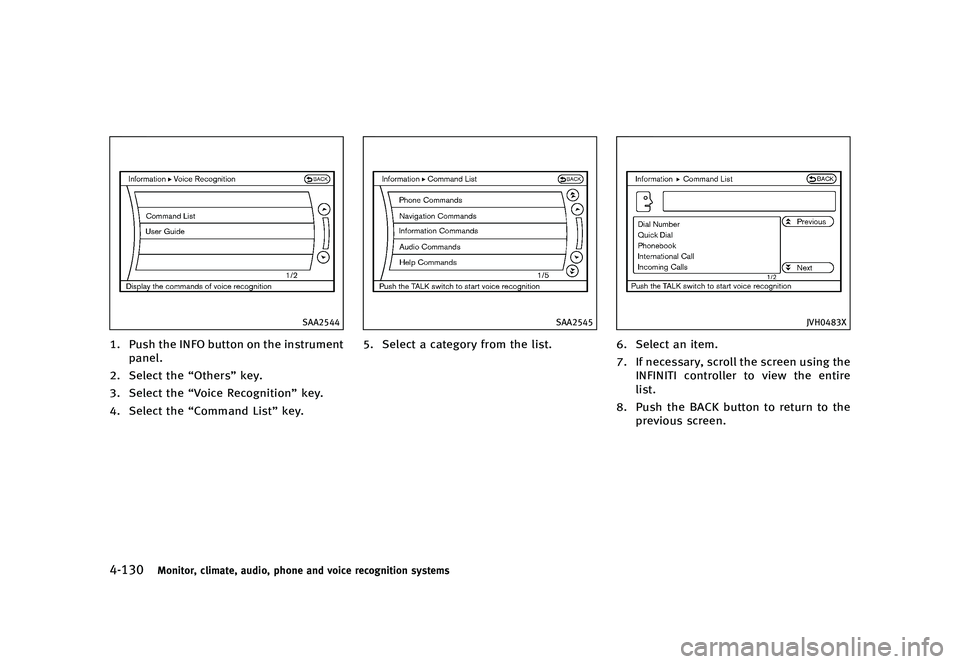 INFINITI QX80 2016  Owners Manual �������
�> �(�G�L�W� ����� �� � �0�R�G�H�O� �=���� �@
������.�P�O�J�U�P�S�
 �D�M�J�N�B�U�F�
 �B�V�E�J�P�
 �Q�I�P�O�F �B�O�E �W�P�J�D�F �S�F�D�P�H�O�J�U�J�P�O �T�Z�T�U�F�N�T
�