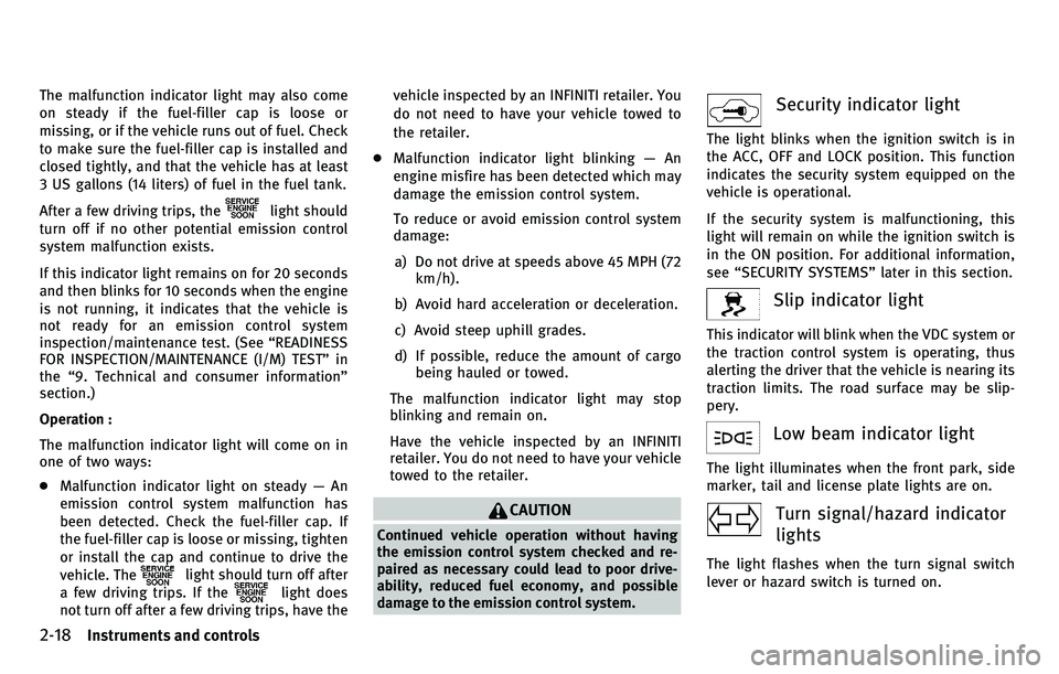 INFINITI EX 2010  Owners Manual 