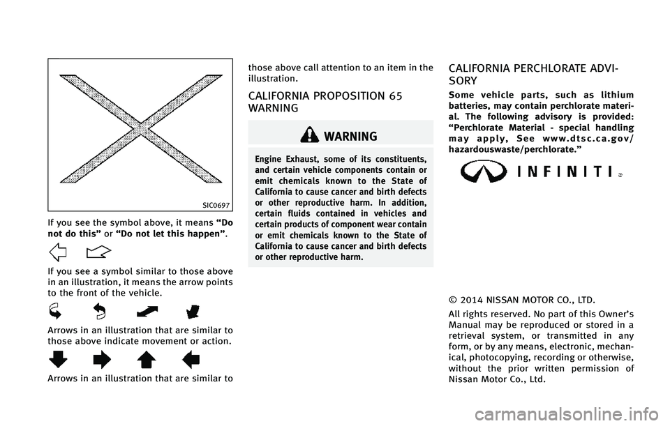 INFINITI Q50 2015  Owners Manual �4�*�$����
�*�G �Z�P�V �T�F�F �U�I�F �T�Z�N�C�P�M �B�C�P�W�F�
 �J�U �N�F�B�O�T�g�%�P
�O�P�U �E�P �U�I�J�T�u �P�S�g�%�P �O�P�U �M�F�U �U�I�J�T �I�B�Q�Q�F�O�u�
�*�G �Z�P�V �T�F�F �B �T�Z�N�C�P�M �T
