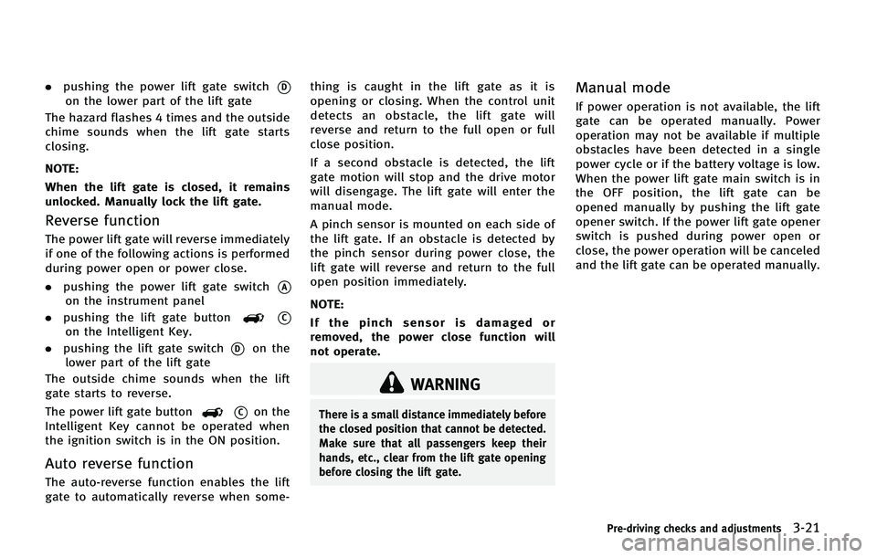 INFINITI QX 2012  Owners Manual 