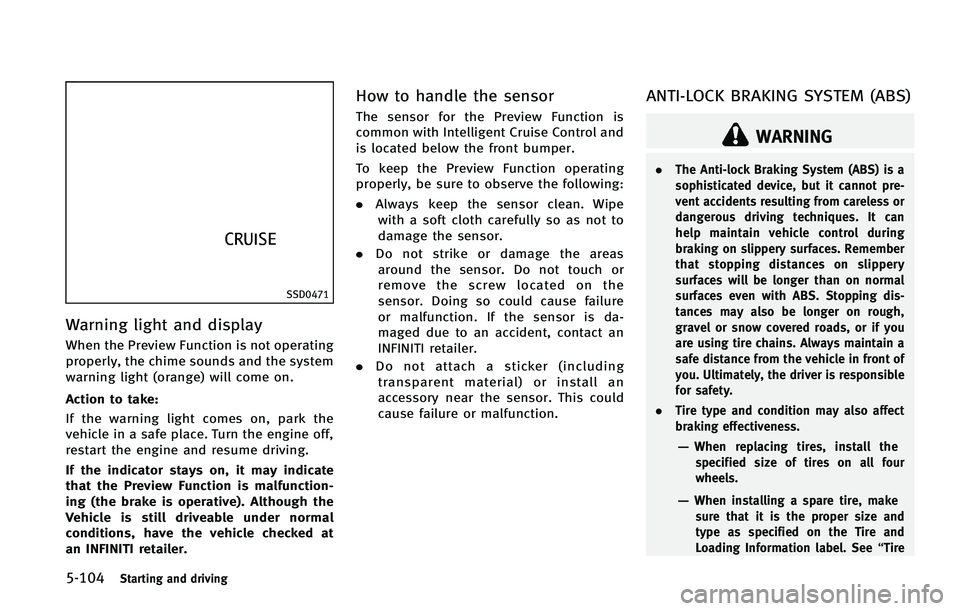 INFINITI QX 2012  Owners Manual 