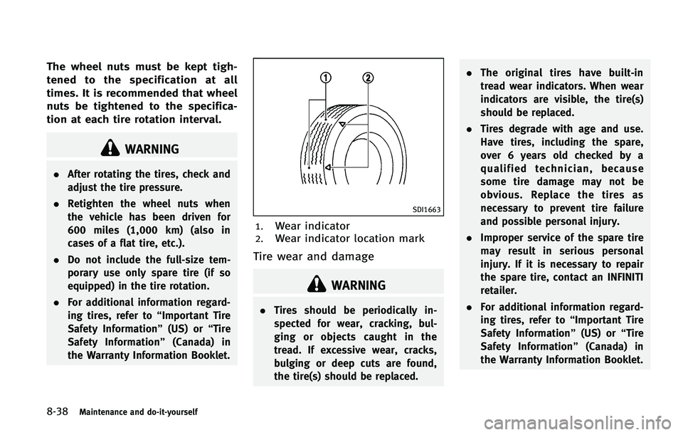 INFINITI QX 2012  Owners Manual 