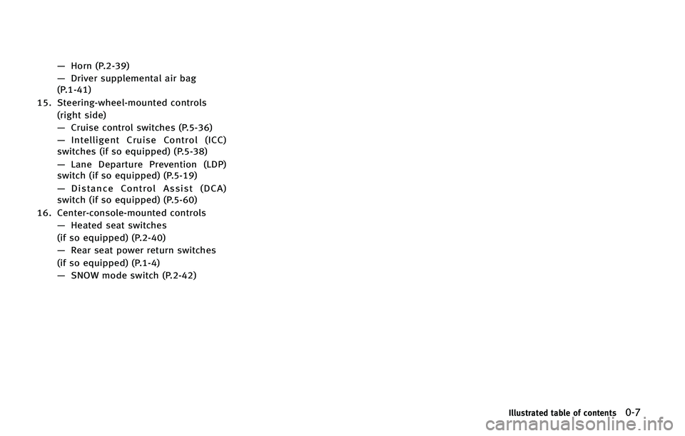 INFINITI QX50 2015  Owners Manual �