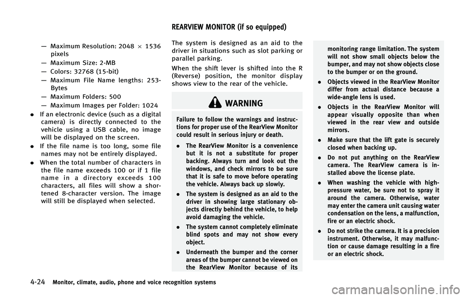 INFINITI QX50 2015  Owners Manual �����.�P�O�J�U�P�S�
 �D�M�J�N�B�U�F�
 �B�V�E�J�P�
 �Q�I�P�O�F �B�O�E �W�P�J�D�F �S�F�D�P�H�O�J�U�J�P�O �T�Z�T�U�F�N�T
�