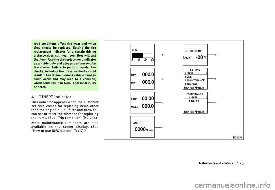 INFINITI QX50 2016  Owners Manual �������
�> �(�G�L�W� ����� �� �� �0�R�G�H�O� �-���� �@
�S�P�B�E �D�P�O�E�J�U�J�P�O�T �B�G�G�F�D�U �U�J�S�F �X�F�B�S �B�O�E �X�I�F�O
�U�J�S�F�T �T�I�P�V�M�E �C�F �S�F�Q�M�B�D�F�E�
