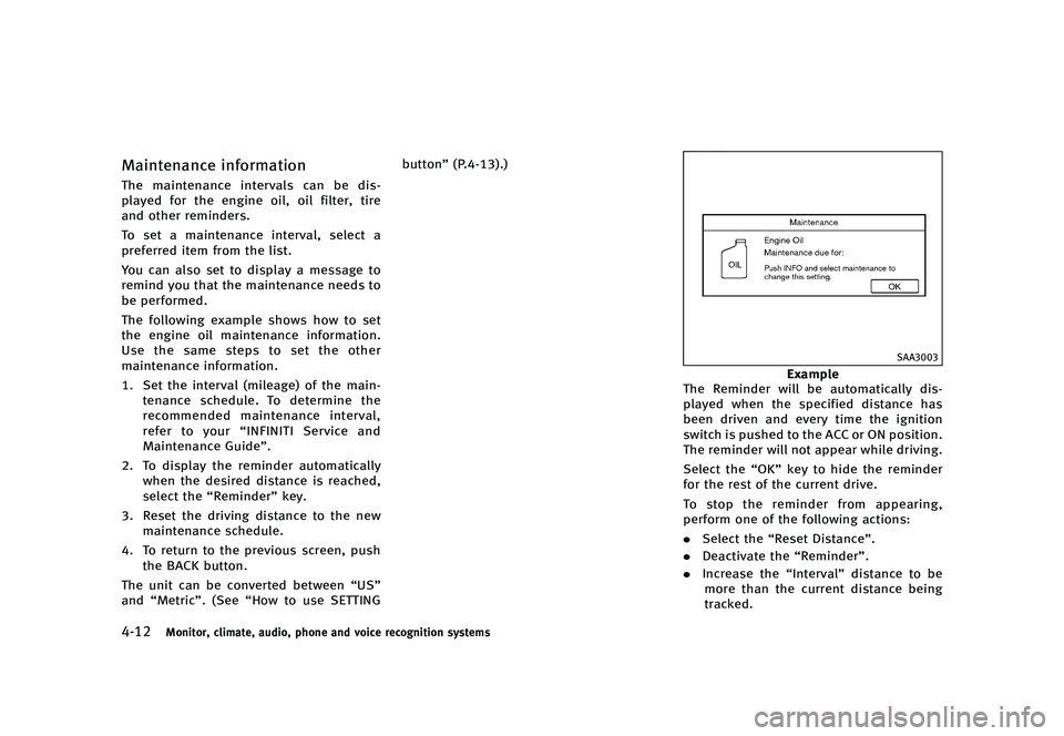 INFINITI QX50 2016  Owners Manual �������
�> �(�G�L�W� ����� �� �� �0�R�G�H�O� �-���� �@
�����.�P�O�J�U�P�S�
 �D�M�J�N�B�U�F�
 �B�V�E�J�P�
 �Q�I�P�O�F �B�O�E �W�P�J�D�F �S�F�D�P�H�O�J�U�J�P�O �T�Z�T�U�F�N�T
�