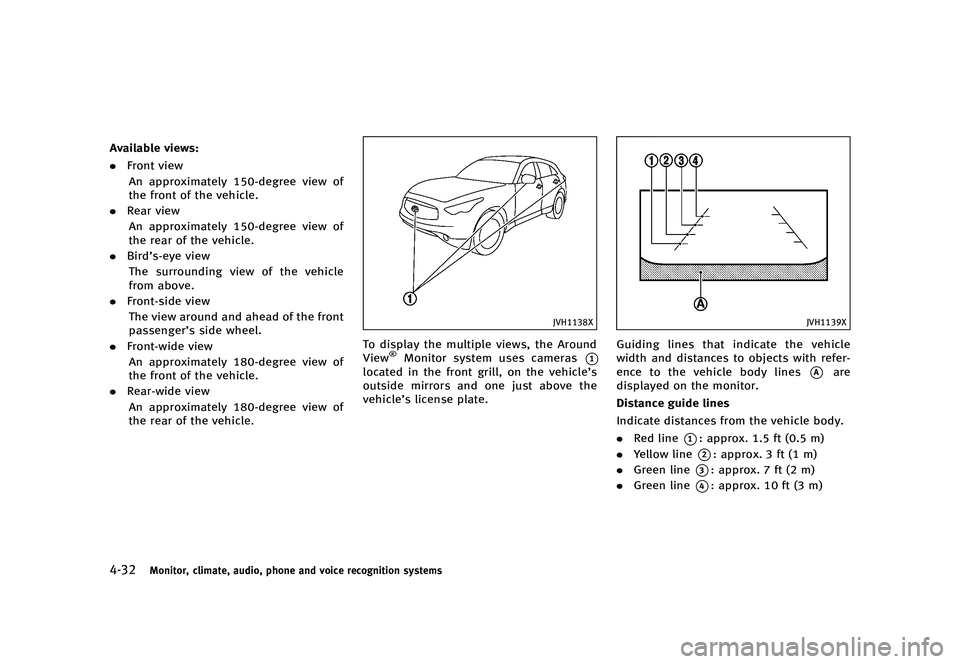 INFINITI QX50 2016  Owners Manual �������
�> �(�G�L�W� ����� �� �� �0�R�G�H�O� �-���� �@
�����.�P�O�J�U�P�S�
 �D�M�J�N�B�U�F�
 �B�V�E�J�P�
 �Q�I�P�O�F �B�O�E �W�P�J�D�F �S�F�D�P�H�O�J�U�J�P�O �T�Z�T�U�F�N�T
�
