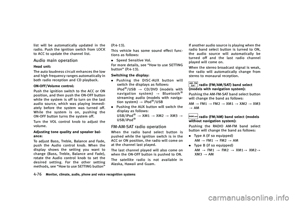 INFINITI QX50 2016  Owners Manual �������
�> �(�G�L�W� ����� �� �� �0�R�G�H�O� �-���� �@
�����.�P�O�J�U�P�S�
 �D�M�J�N�B�U�F�
 �B�V�E�J�P�
 �Q�I�P�O�F �B�O�E �W�P�J�D�F �S�F�D�P�H�O�J�U�J�P�O �T�Z�T�U�F�N�T
�