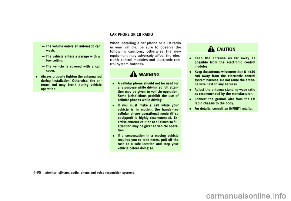 INFINITI QX50 2016  Owners Manual �������
�> �(�G�L�W� ����� �� �� �0�R�G�H�O� �-���� �@
�����.�P�O�J�U�P�S�
 �D�M�J�N�B�U�F�
 �B�V�E�J�P�
 �Q�I�P�O�F �B�O�E �W�P�J�D�F �S�F�D�P�H�O�J�U�J�P�O �T�Z�T�U�F�N�T
�