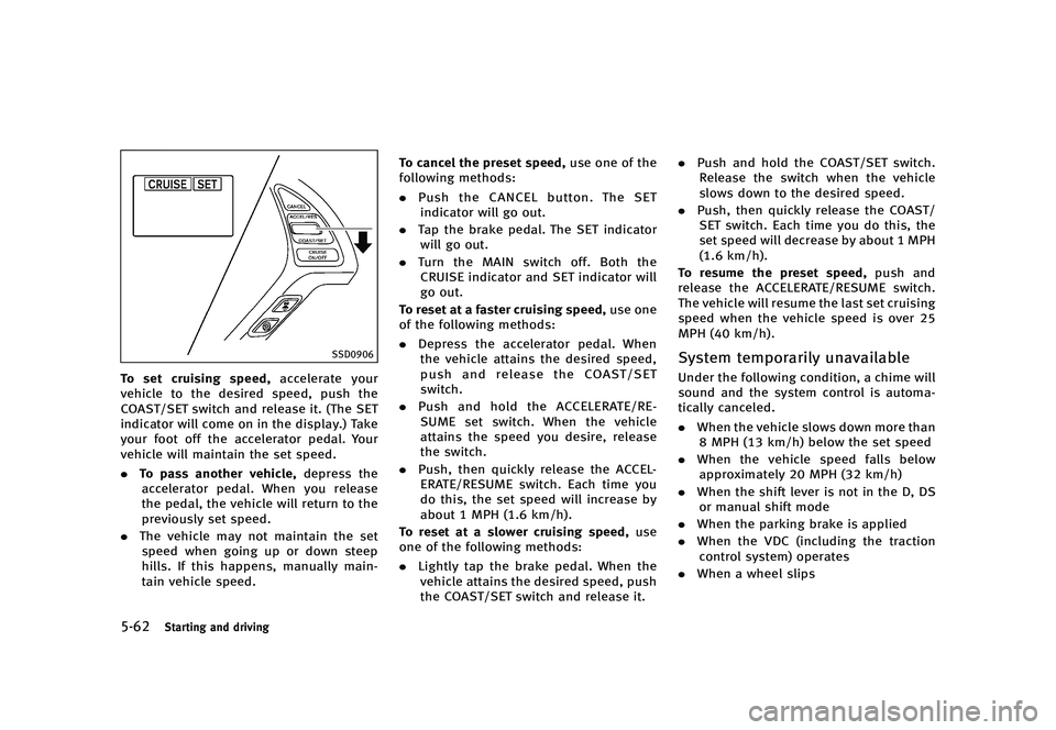 INFINITI QX50 2016  Owners Manual �������
�> �(�G�L�W� ����� �� �� �0�R�G�H�O� �-���� �@
�����4�U�B�S�U�J�O�H �B�O�E �E�S�J�W�J�O�H
�4�4�%����
�5�P �T�F�U �D�S�V�J�T�J�O�H �T�Q�F�F�E�
�B�D�D�F�M�F�S�B�U�F