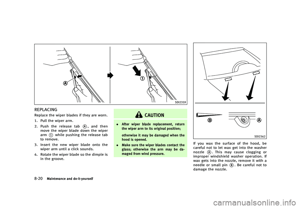INFINITI QX50 2016  Owners Manual �������
�> �(�G�L�W� ����� �� �� �0�R�G�H�O� �-���� �@
�����.�B�J�O�U�F�O�B�O�D�F �B�O�E �E�P��J�U��Z�P�V�S�T�F�M�G
�4�%�*����
�3�&�1�-�"�$�*�/�(GUID-CC33F076-5352-485A
