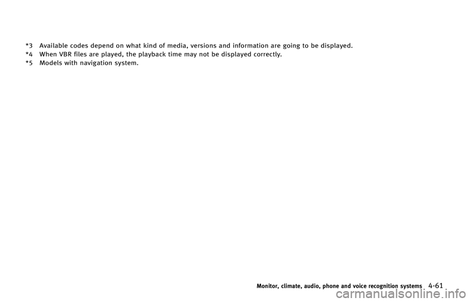 INFINITI QX70 2015  Owners Manual �� �"�W�B�J�M�B�C�M�F �D�P�E�F�T �E�F�Q�F�O�E �P�O �X�I�B�U �L�J�O�E �P�G �N�F�E�J�B�
 �W�F�S�T�J�P�O�T �B�O�E �J�O�G�P�S�N�B�U�J�P�O �B�S�F �H�P�J�O�H �U�P �C�F �E�J�T�Q�M�B�Z�F�E�
�� �8�I�F�O �