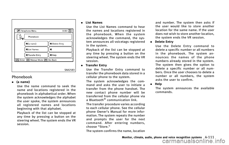 INFINITI QX70 2015  Owners Manual �4�"�"����
�1�I�P�O�F�C�P�P�L
.�	�B �O�B�N�F�

�6�T�F �U�I�F �O�B�N�F �D�P�N�N�B�O�E �U�P �T�F�F�L �U�I�F
�O�B�N�F �B�O�E �M�P�D�B�U�J�P�O�T �S�F�H�J�T�U�F�S�F�E �J�O �U�I�F
�Q�I�P�O�F�C�P�P�L �J�