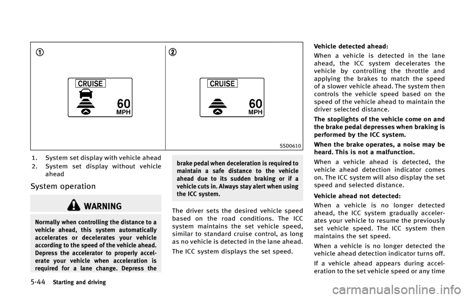 INFINITI QX70 2015  Owners Manual �����4�U�B�S�U�J�O�H �B�O�E �E�S�J�W�J�O�H
�4�4�%����
�� �4�Z�T�U�F�N �T�F�U �E�J�T�Q�M�B�Z �X�J�U�I �W�F�I�J�D�M�F �B�I�F�B�E
�� �4�Z�T�U�F�N �T�F�U �E�J�T�Q�M�B�Z �X�J�U�I�P�V�U �W�F�I�J