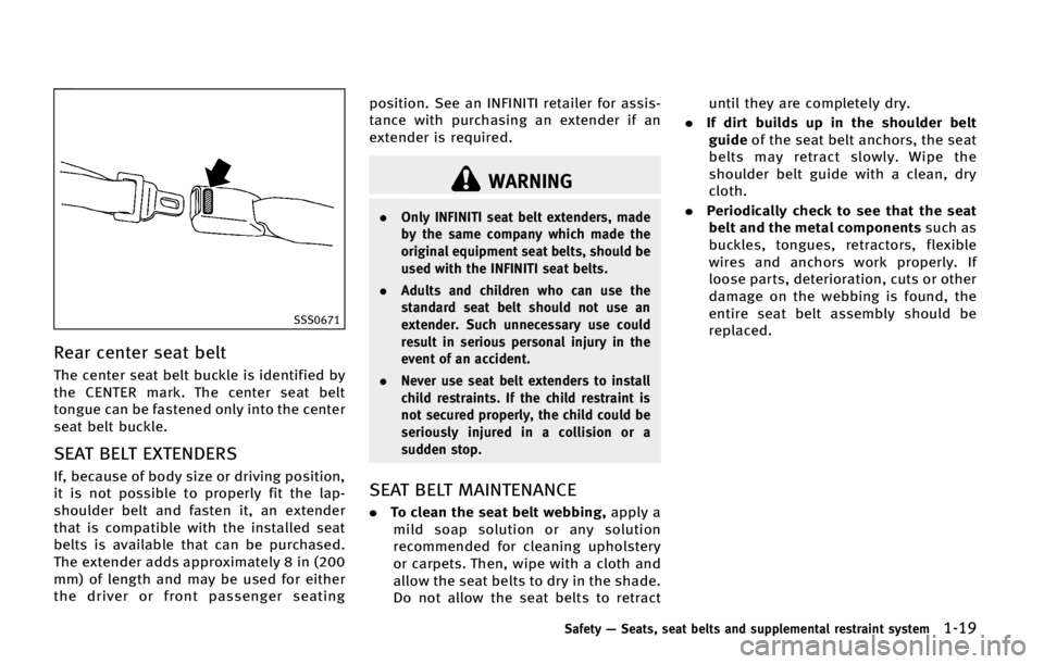 INFINITI QX70 2015  Owners Manual �4�4�4����
�3�F�B�S �D�F�O�U�F�S �T�F�B�U �C�F�M�U
�5�I�F �D�F�O�U�F�S �T�F�B�U �C�F�M�U �C�V�D�L�M�F �J�T �J�E�F�O�U�J�G�J�F�E �C�Z
�U�I�F �$�&�/�5�&�3 �N�B�S�L� �5�I�F �D�F�O�U�F�S �T�F�B�U �C�