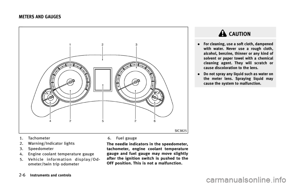 INFINITI QX70 2015  Owners Manual ����*�O�T�U�S�V�N�F�O�U�T �B�O�E �D�P�O�U�S�P�M�T
�4�*�$����
�� �5�B�D�I�P�N�F�U�F�S
�� �8�B�S�O�J�O�H��*�O�E�J�D�B�U�P�S �M�J�H�I�U�T
�� �4�Q�F�F�E�P�N�F�U�F�S
�� �&�O�H�J�O�F �D�P�P�