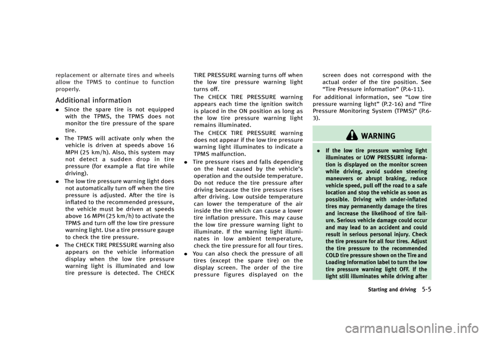 INFINITI QX70 2017  Owners Manual �������
�> �(�G�L�W� ����� �� �� �0�R�G�H�O� �����0�< �,�1�)�,�1�,�7�, �4�;����6��� �2�0���(���6���8� �@
�S�F�Q�M�B�D�F�N�F�O�U �P�S �B�M�U�F�S�O�B�U�F �U�J�S�F�T �B