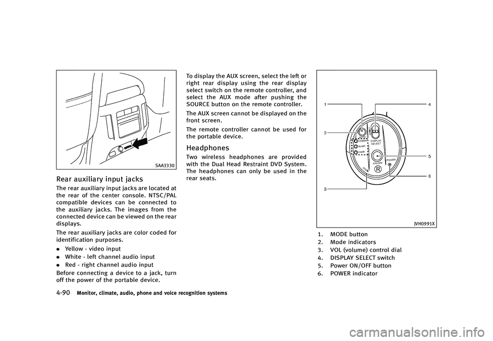 INFINITI QX80 2016  Owners Manual �������
�> �(�G�L�W� ����� �� � �0�R�G�H�O� �=���� �@
�����.�P�O�J�U�P�S�
 �D�M�J�N�B�U�F�
 �B�V�E�J�P�
 �Q�I�P�O�F �B�O�E �W�P�J�D�F �S�F�D�P�H�O�J�U�J�P�O �T�Z�T�U�F�N�T
�4�