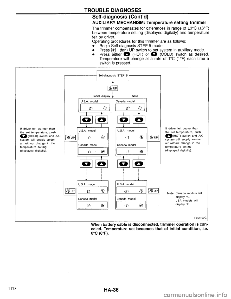INFINITI QX4 1997  Factory Service Manual 1178 