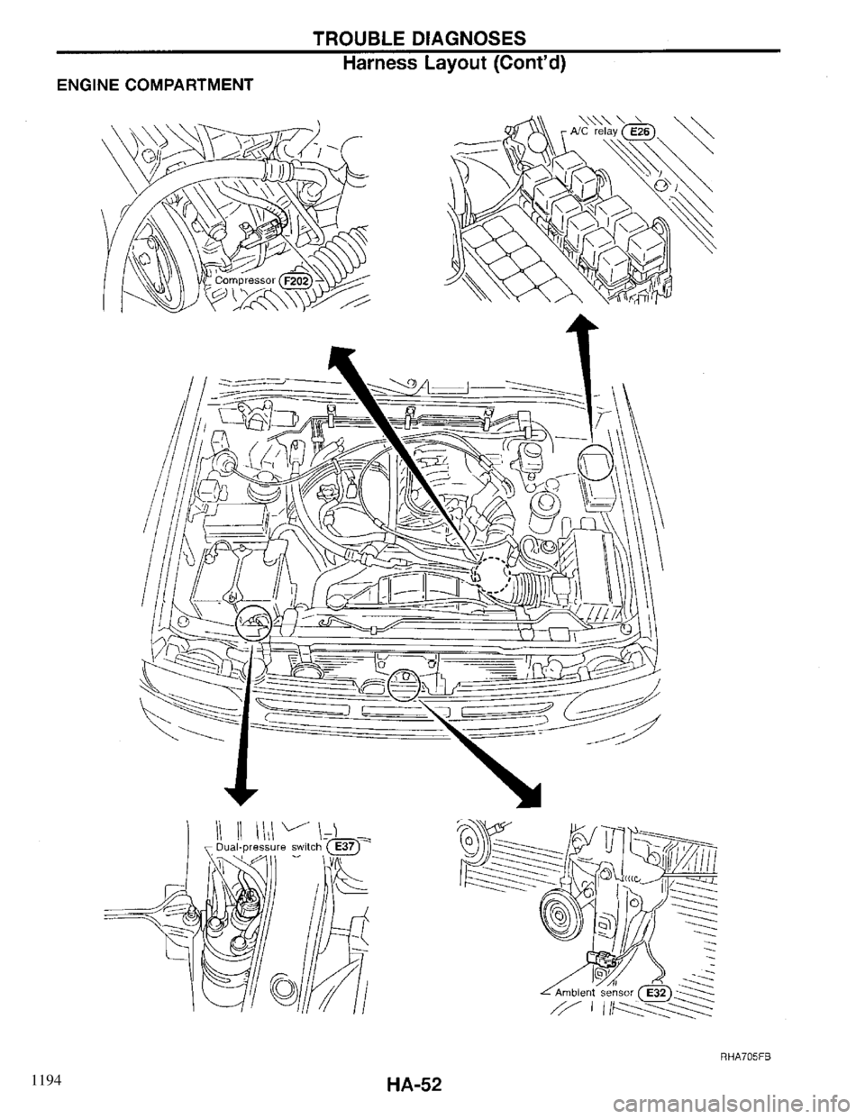 INFINITI QX4 1997  Factory Service Manual 1194 