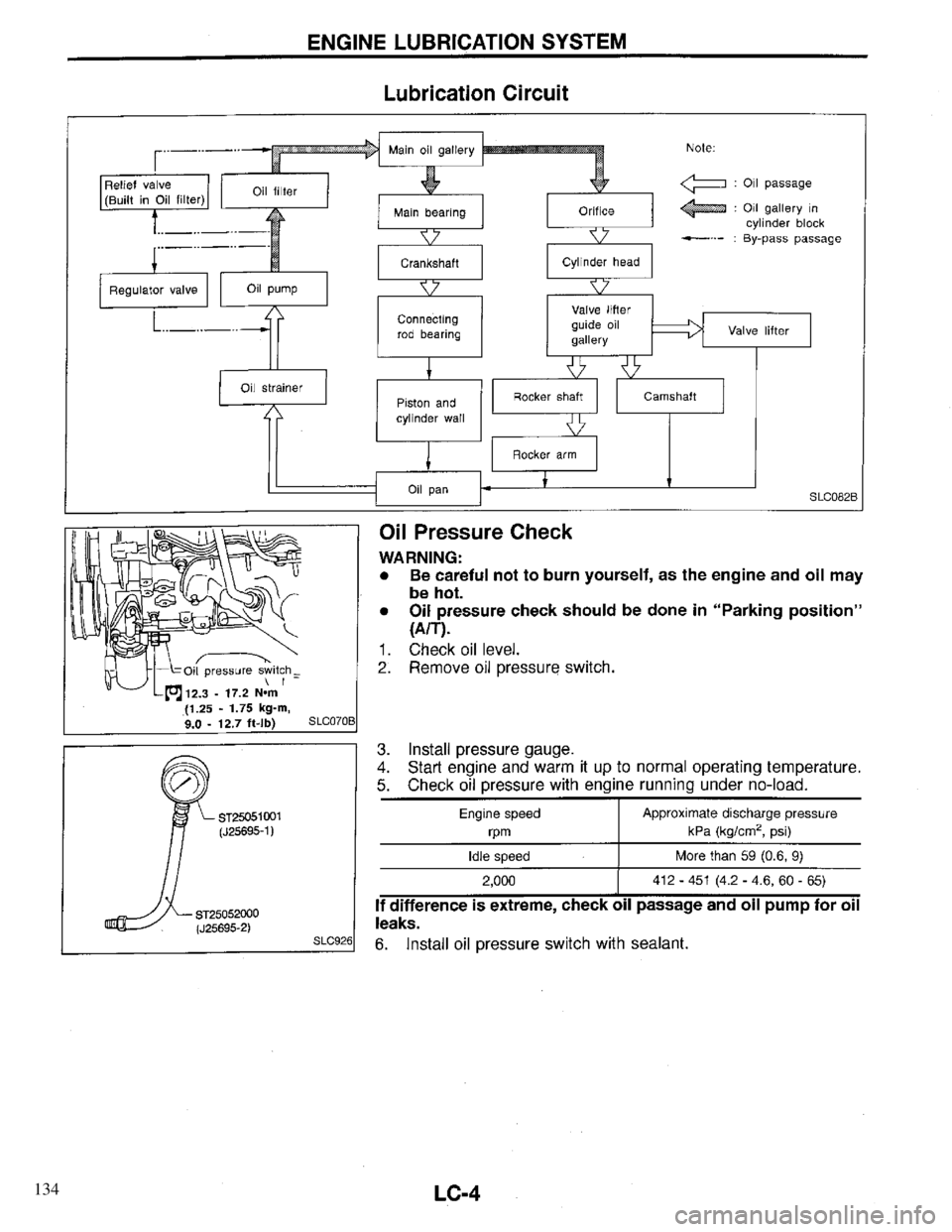INFINITI QX4 1997  Factory Service Manual 134 