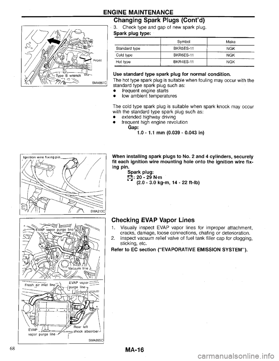 INFINITI QX4 1997  Factory Service Manual 68 