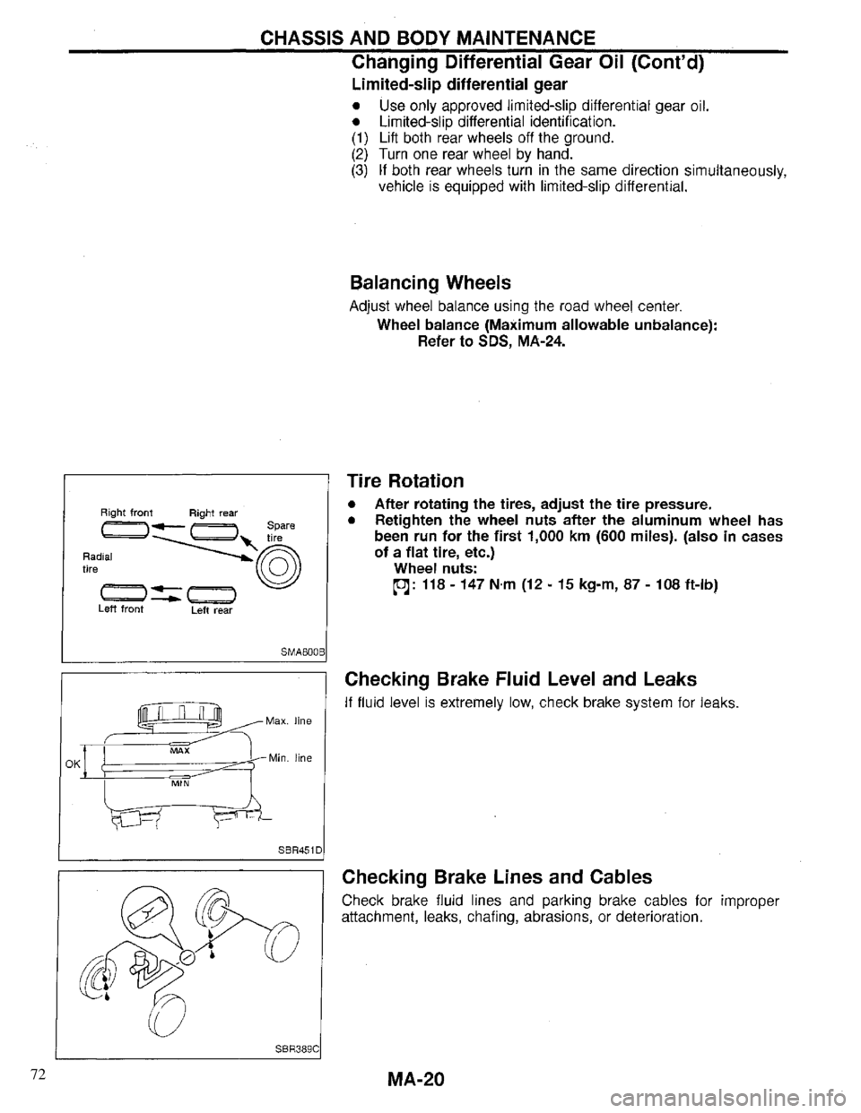 INFINITI QX4 1997  Factory Service Manual 72 