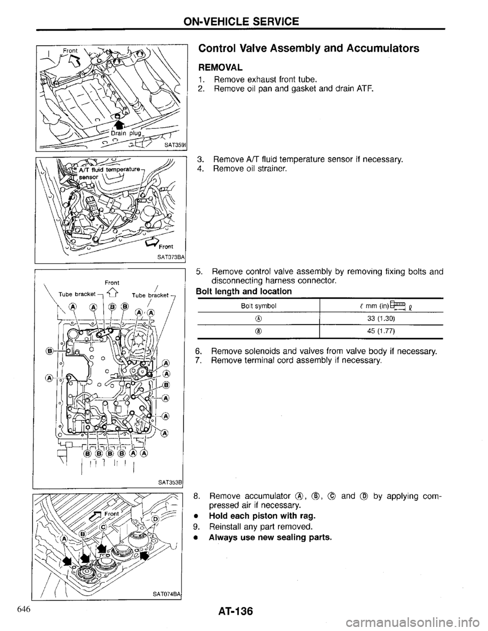 INFINITI QX4 1997  Factory Service Manual 646 